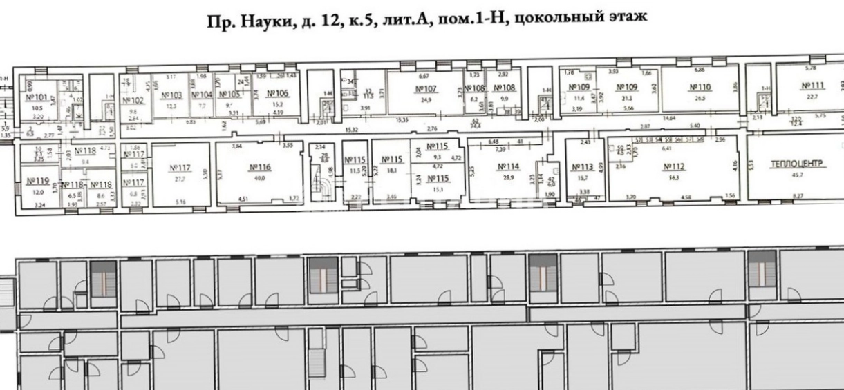Офис Проспект Науки, 12 к 5 площадью 1343 квадратных метров