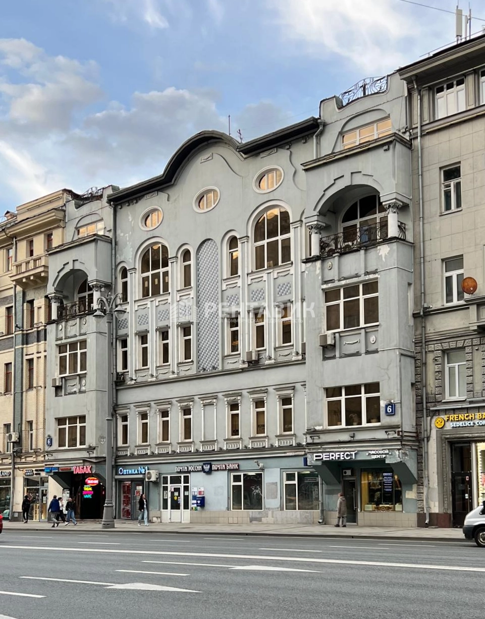 Здание 1-я Тверская-Ямская, 6 по адресу г Москва, ул 1-я Тверская-Ямская, д 6