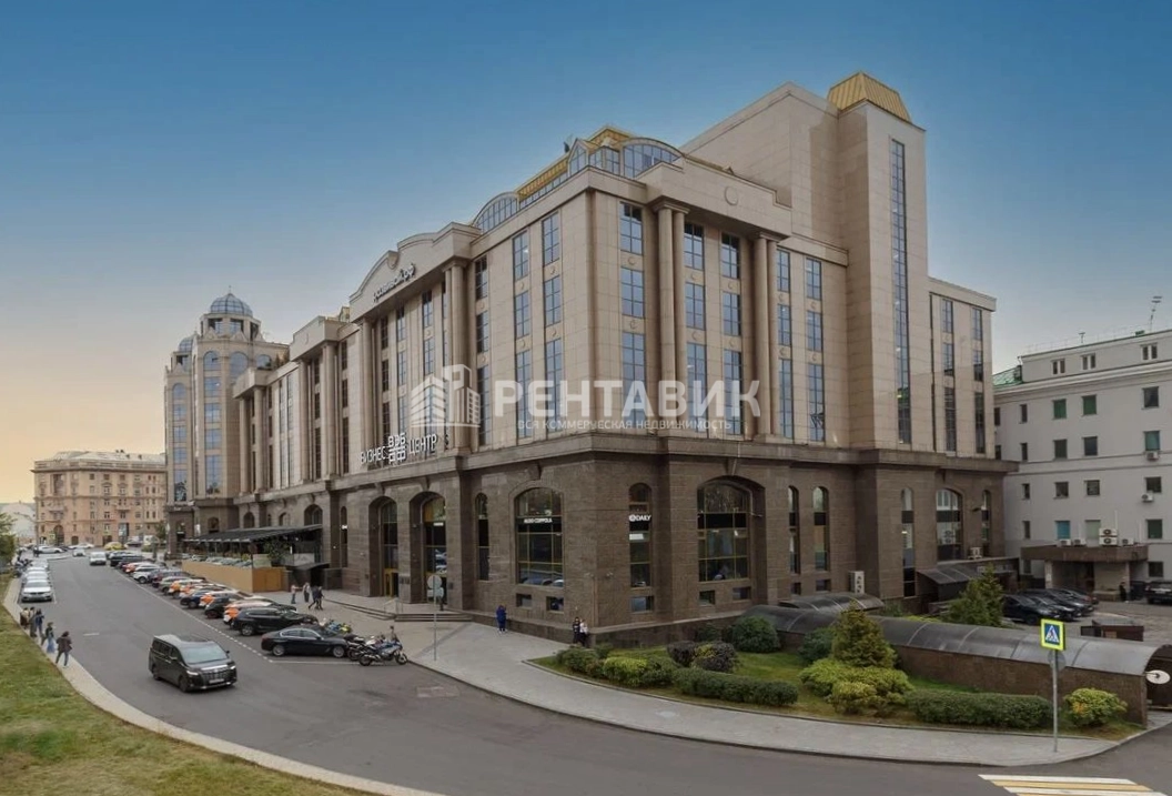фасад дома, здание по адресу г Москва, Новинский б-р, д 31