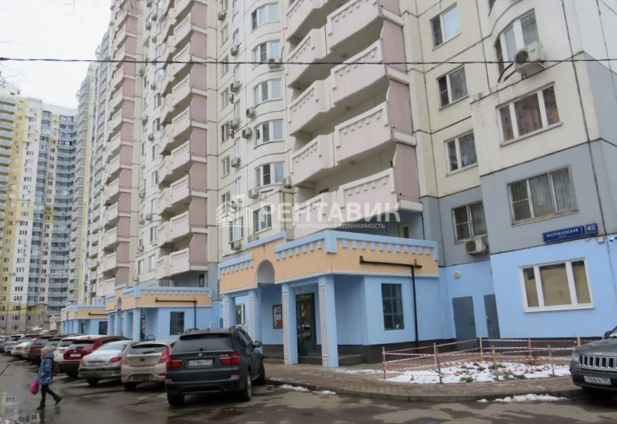 фасад дома, здание по адресу г Москва, ул Кастанаевская, д 45 к 2 
