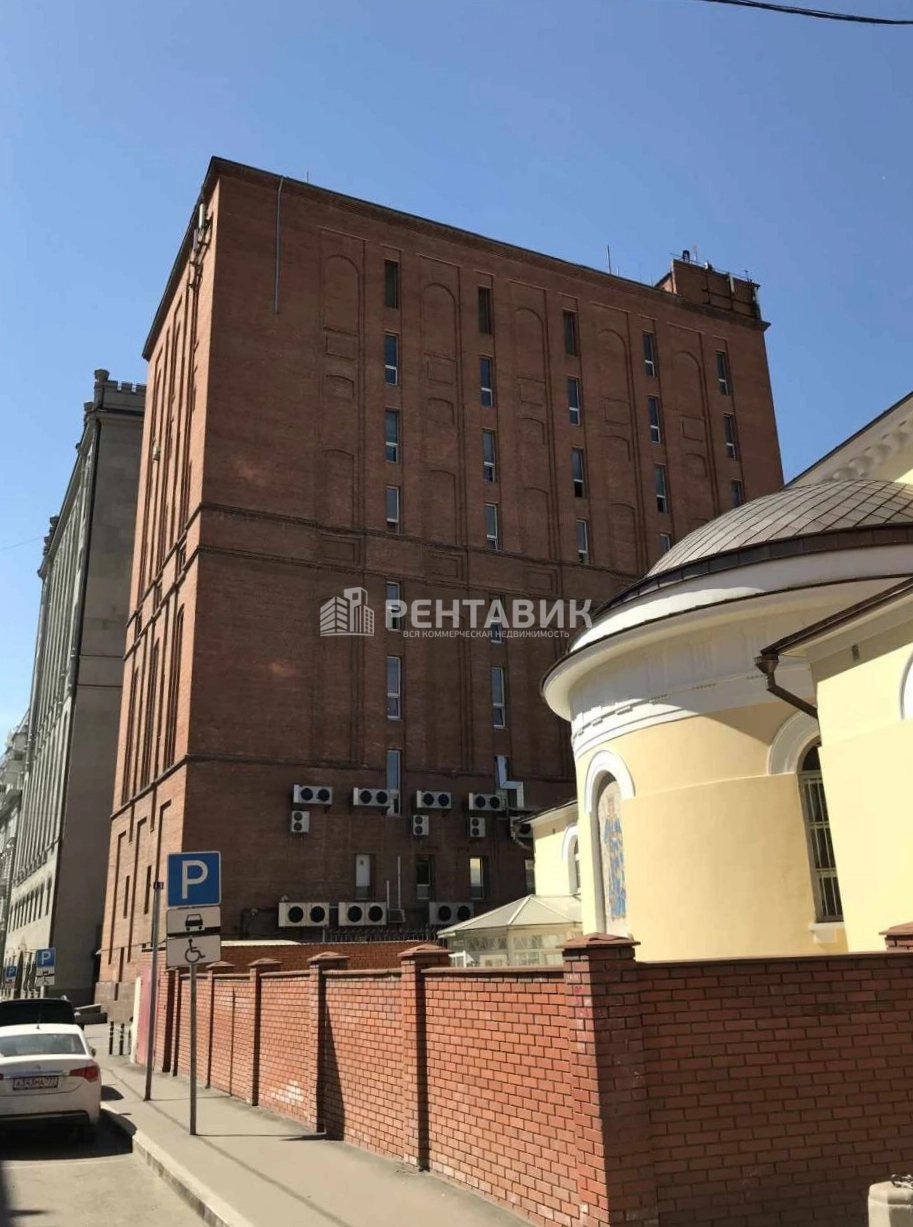 фасад дома, здание по адресу г Москва, Милютинский пер, д 5 стр 2