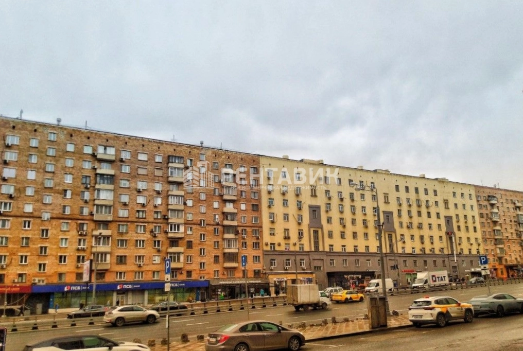 фасад дома, здание по адресу г Москва, пр-кт Мира, д 116