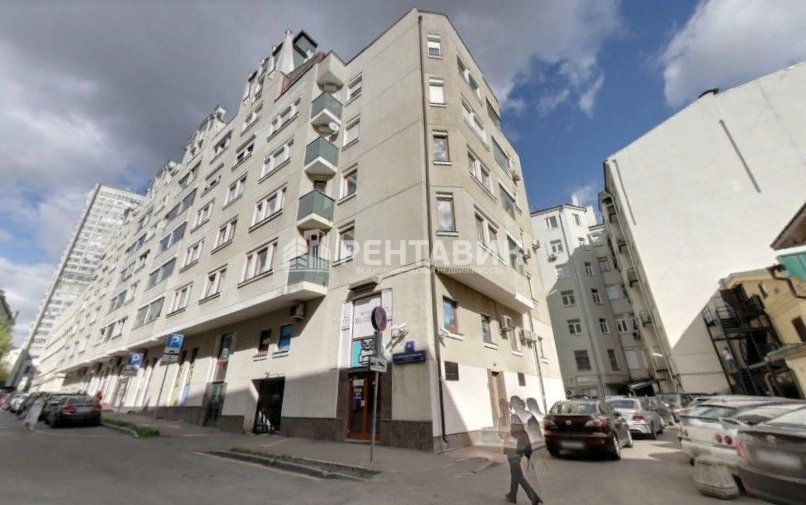 фасад дома, здание по адресу г Москва, Малый Николопесковский пер, д 4 