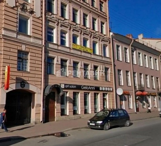 фасад дома, здание по адресу г Санкт-Петербург, пр-кт Римского-Корсакова, д 93