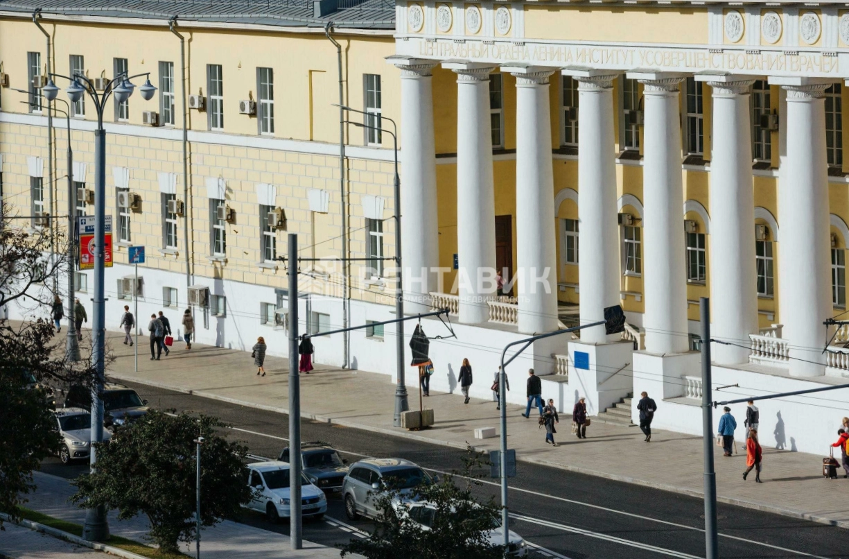 фасад дома, здание по адресу г Москва, ул Баррикадная, д 2/1 стр 1