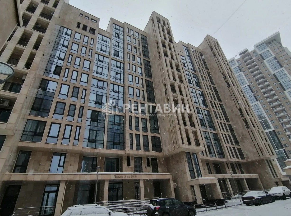 фасад дома, здание по адресу г Москва, Ленинский пр-кт, д 105 к 2 