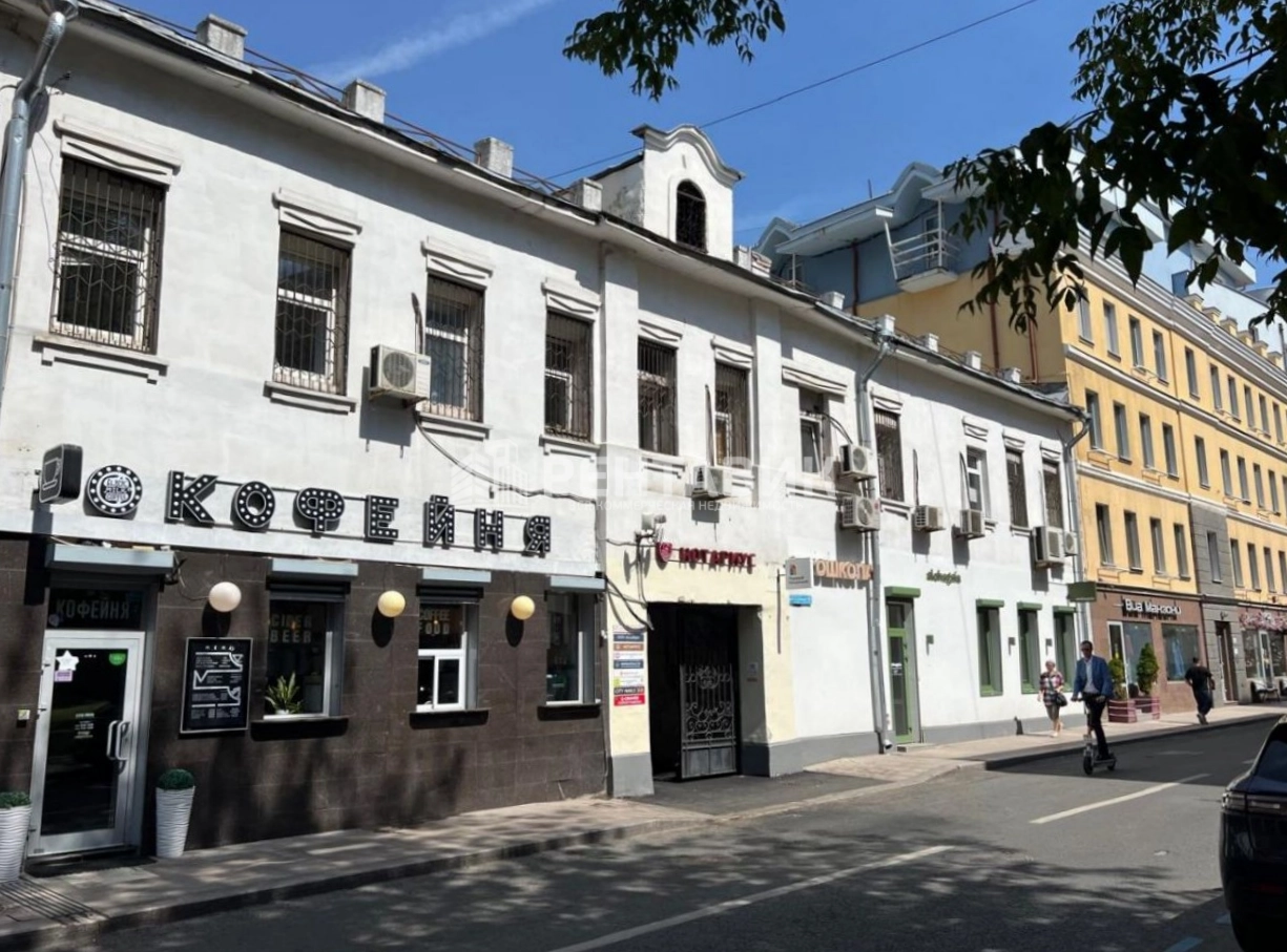 фасад дома, здание по адресу г Москва, Малый Сухаревский пер, д 9 стр 1