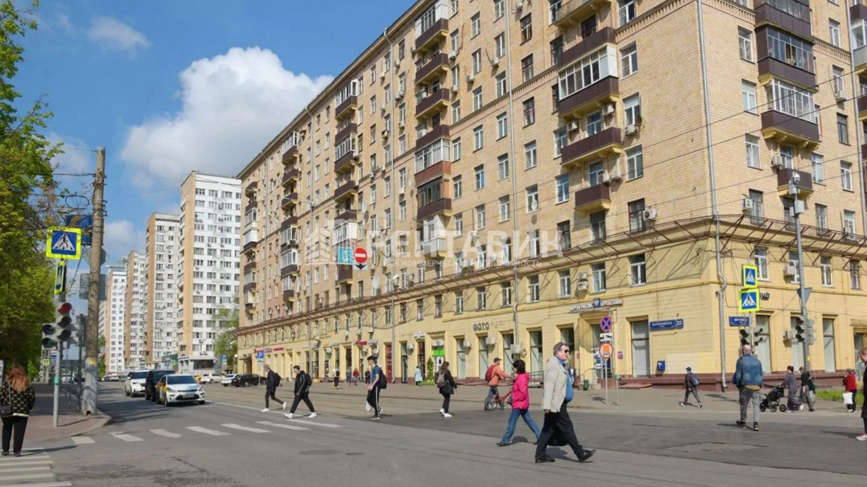 фасад дома, здание по адресу г Москва, ул Щербаковская, д 35