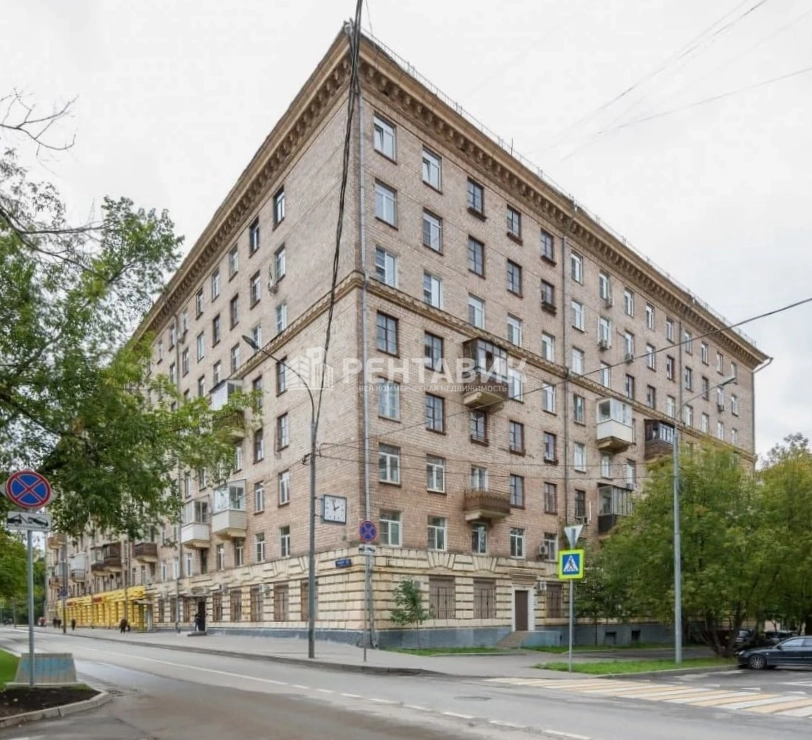 фасад дома, здание по адресу г Москва, Рижский проезд, д 11