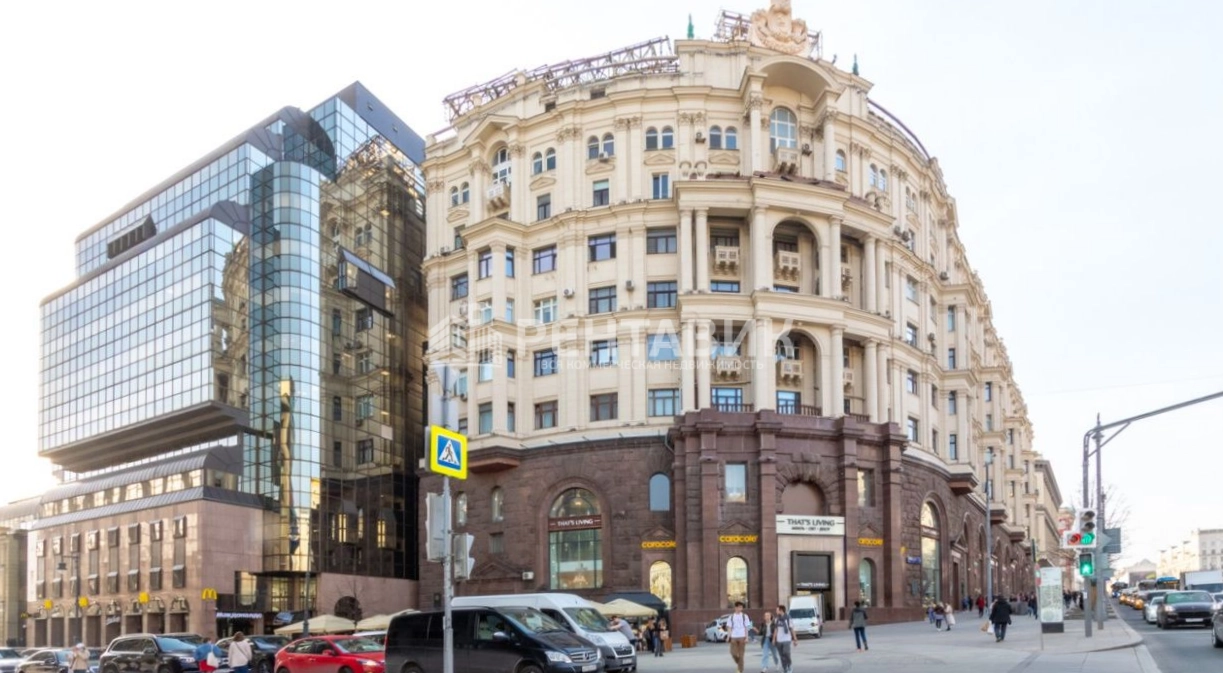 фасад дома, здание по адресу г Москва, ул Тверская, д 9