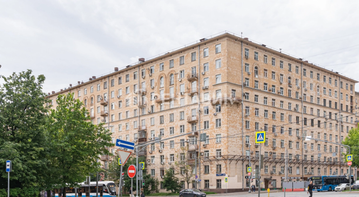 фасад дома, здание по адресу г Москва, ул Вавилова, д 48