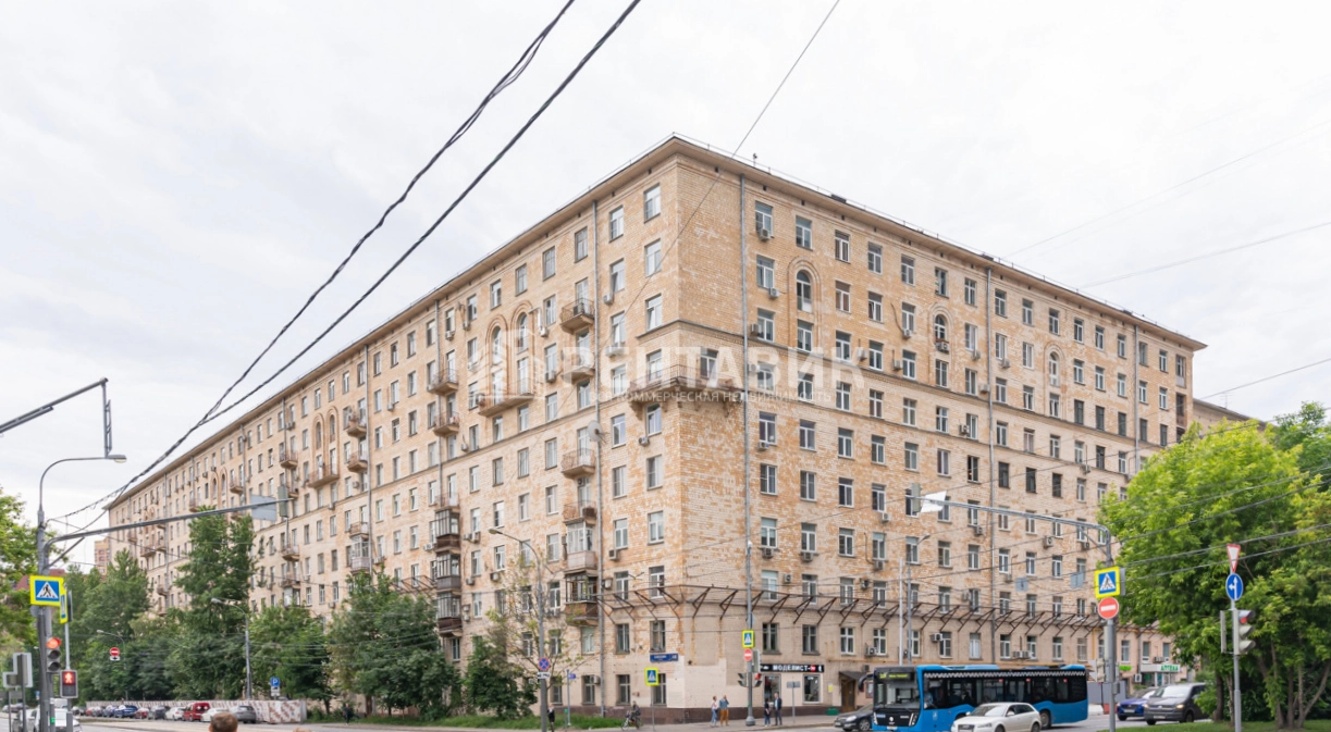 фасад дома, здание по адресу г Москва, ул Вавилова, д 48