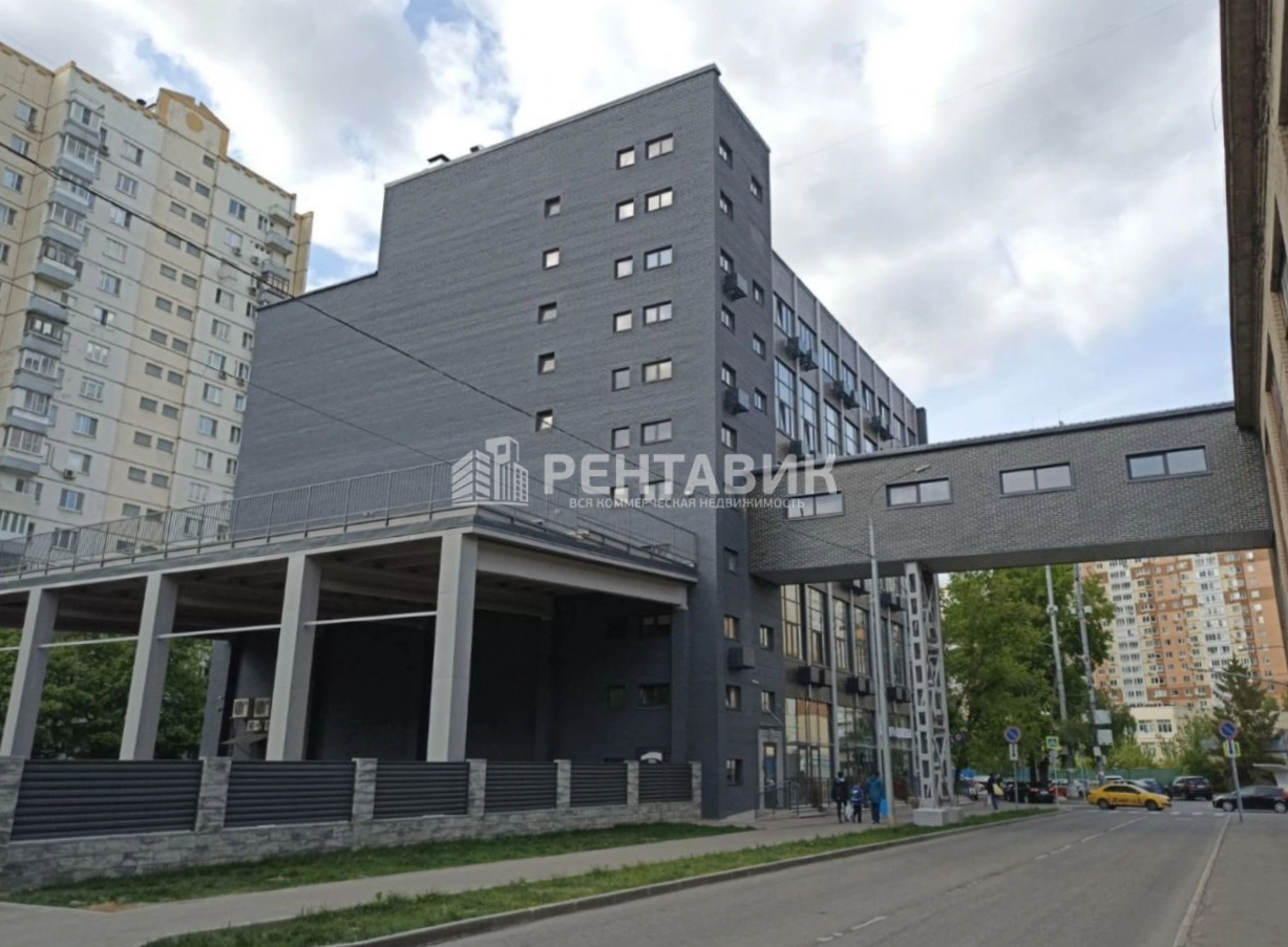 фасад дома, здание по адресу г Москва, Хорошёвское шоссе, д 38 стр 5