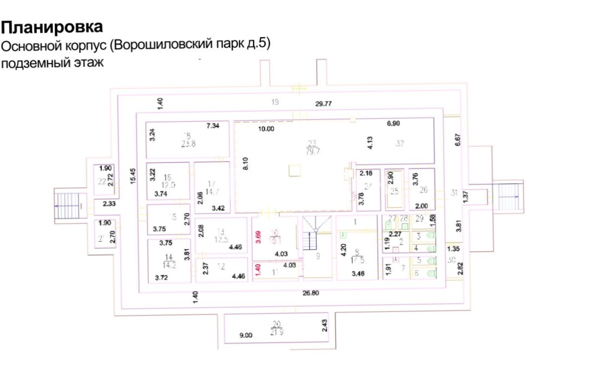 Здание целиком Усадьба Нарышкиных площадью 3916 квадратных метров