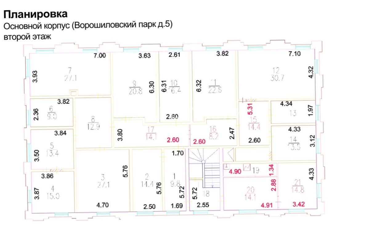 Здание целиком Усадьба Нарышкиных площадью 3916 квадратных метров