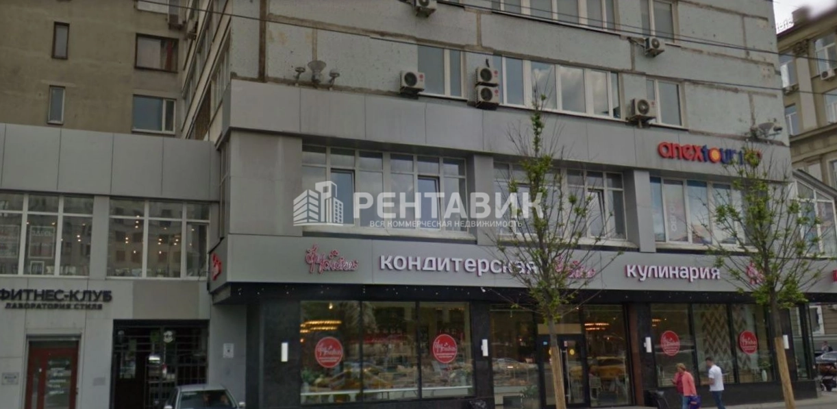 фасад дома, здание по адресу г Москва, ул Садовая-Триумфальная, д 12/14 стр 1 