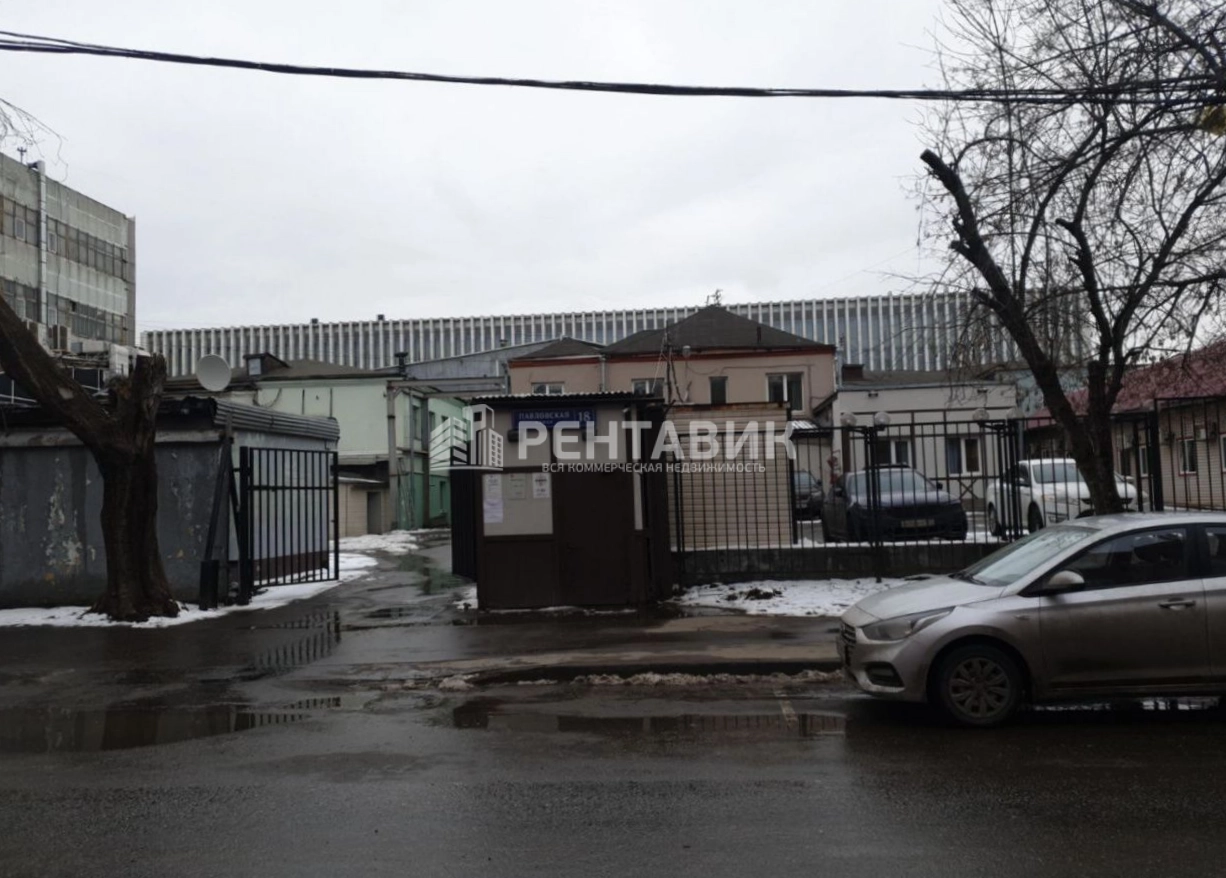 фасад дома, здание по адресу г Москва, ул Павловская, д 18