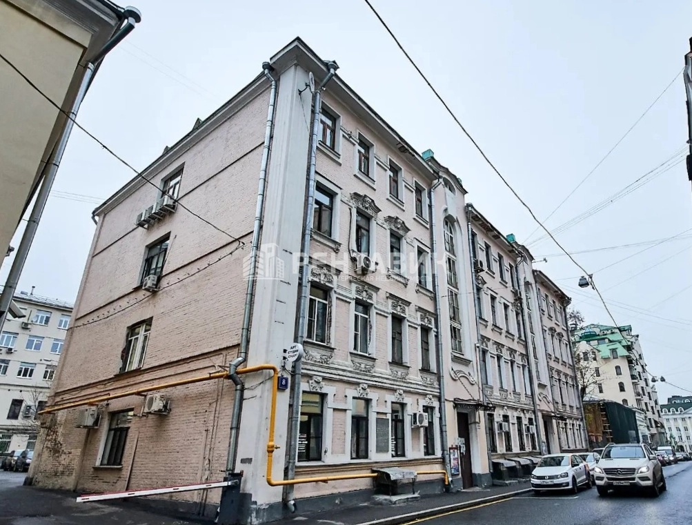фасад дома, здание по адресу г Москва, Сеченовский пер, д 8 стр 3