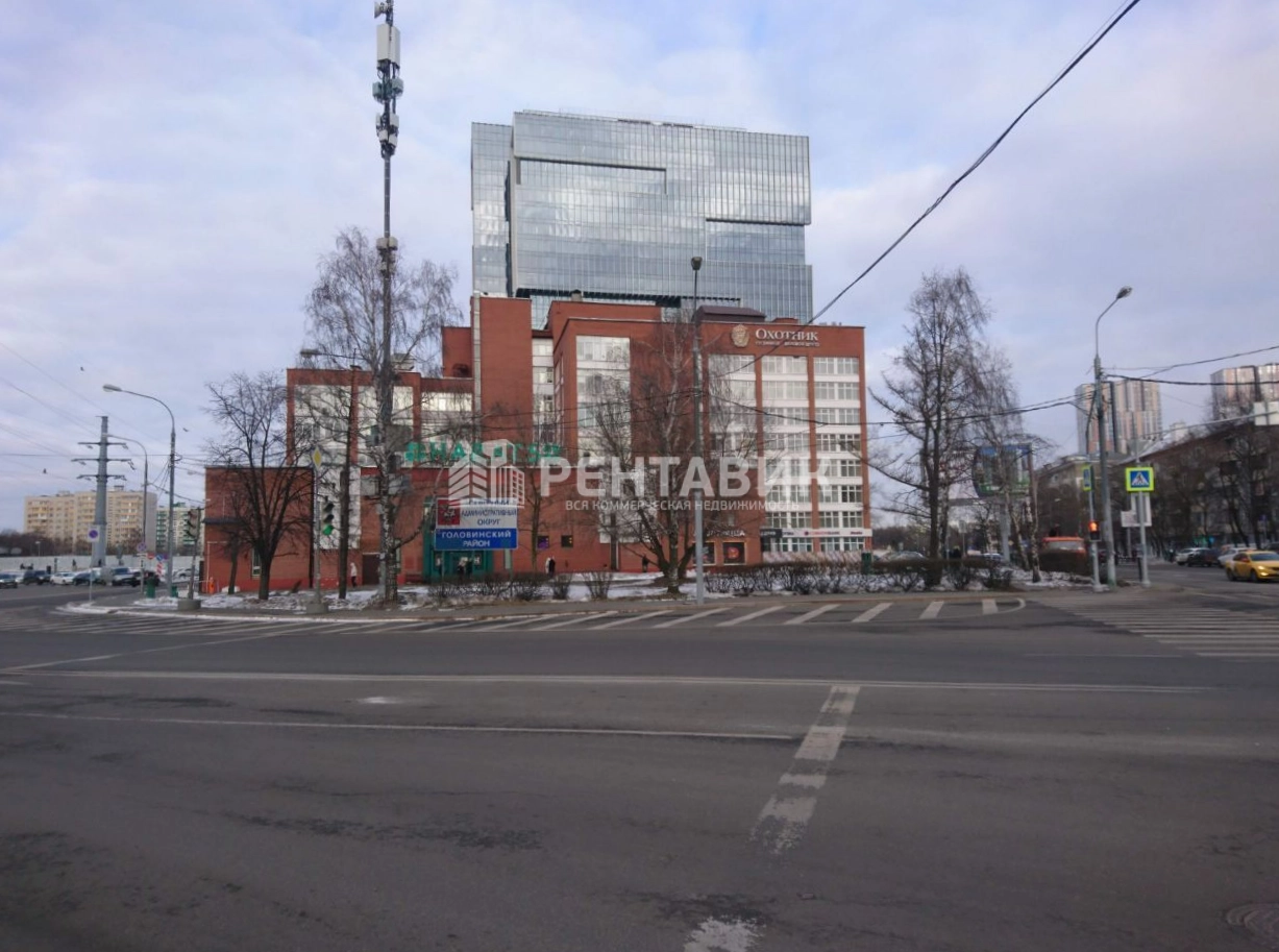 фасад дома, здание по адресу г Москва, Головинское шоссе, д 1