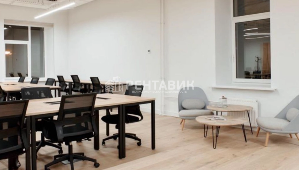Офис Officeless Милютинский площадью 210 квадратных метров