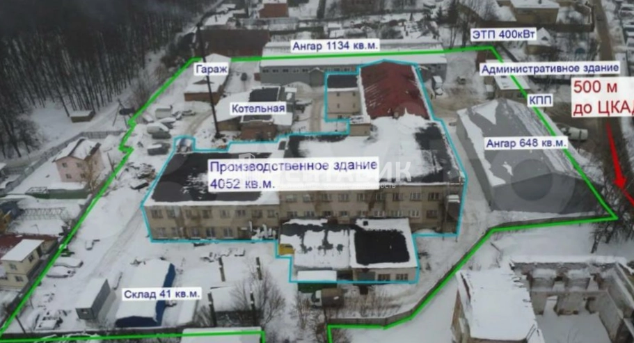 Фото земельного участка по адресу Московская обл, г Наро-Фоминск, село Петровское, ул Заводская, д 1а