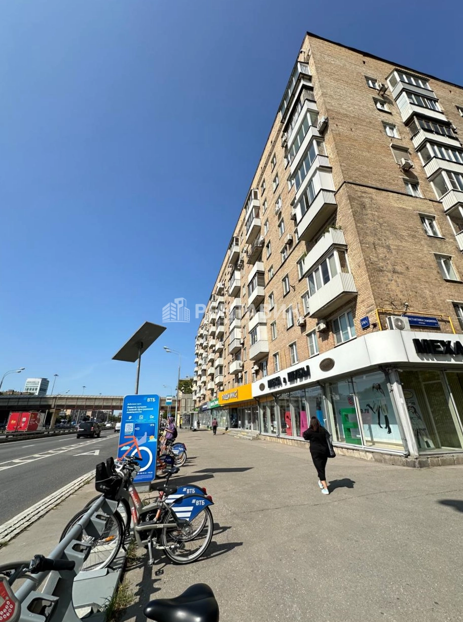 фасад дома, здание по адресу г Москва, Ленинградский пр-кт, д 54/1