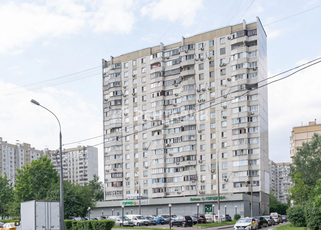 фасад дома, здание по адресу г Москва, ул Борисовские Пруды, д 14 к 5