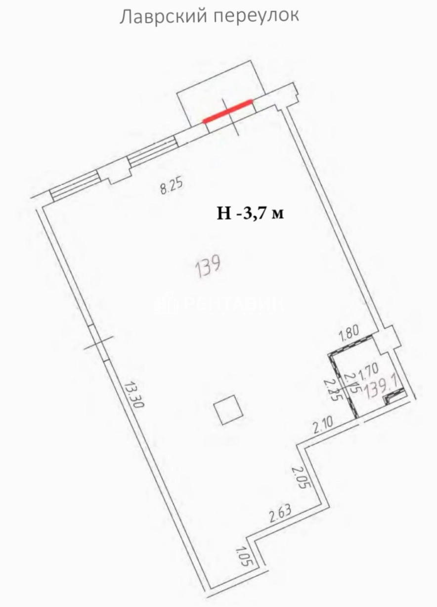 Помещение свободного назначения Sole Hills площадью 93 квадратных метров