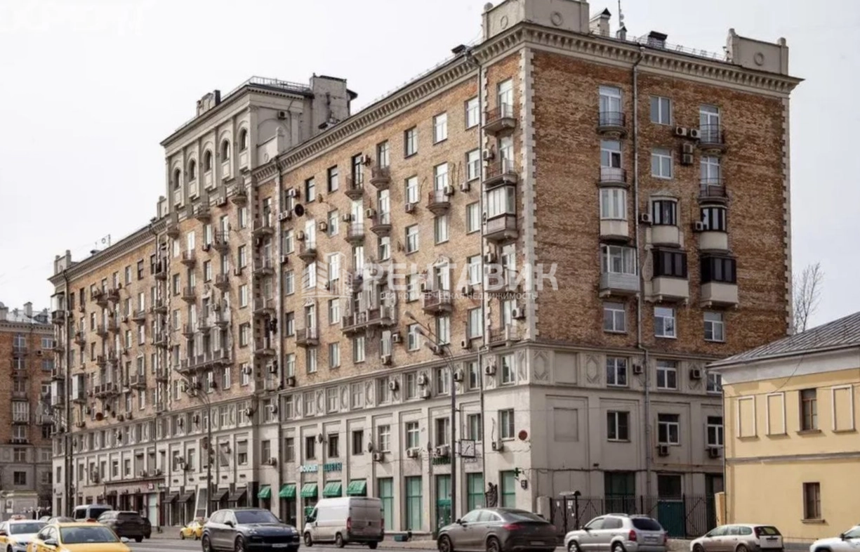 фасад дома, здание по адресу г Москва, Ленинский пр-кт, д 12