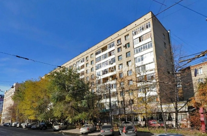 фасад дома, здание по адресу г Москва, ул Лесная, д 45