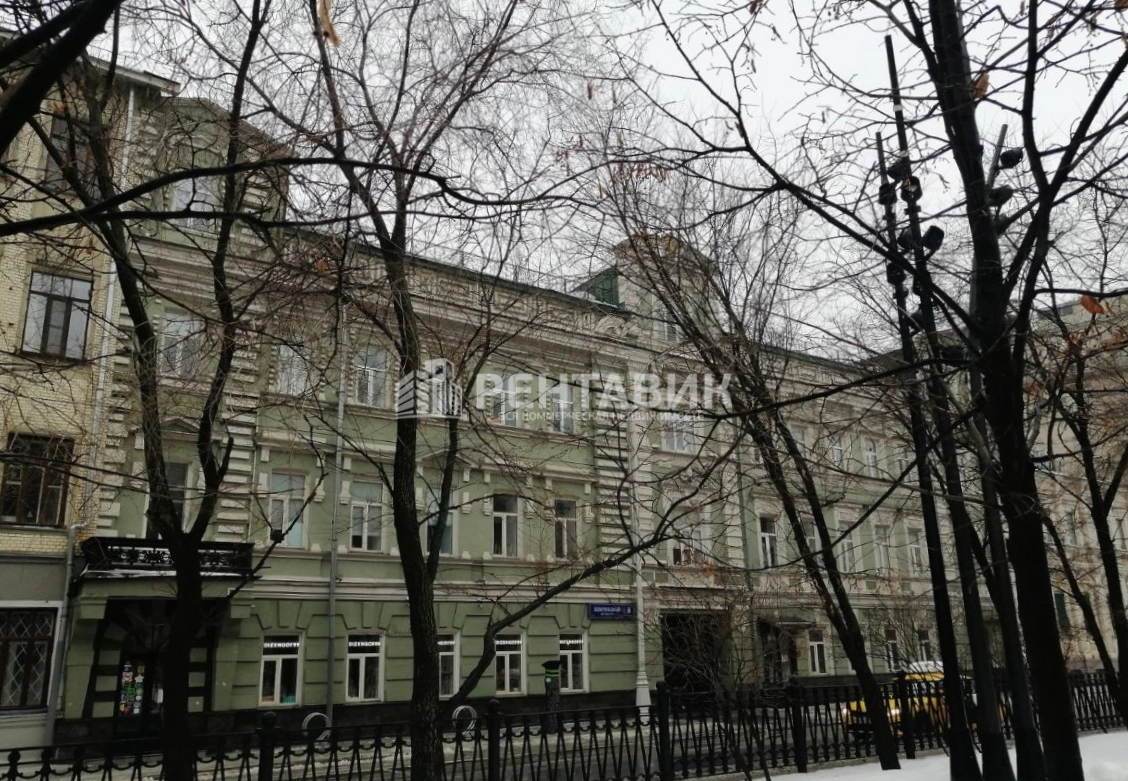 фасад дома, здание по адресу г Москва, Покровский б-р, д 8 стр 1 