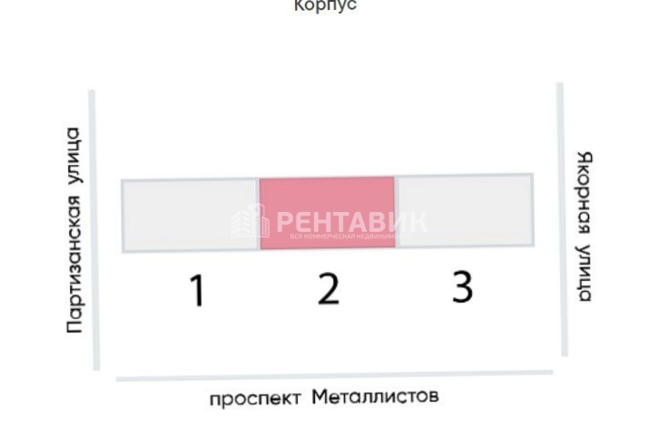Помещение свободного назначения Большая Охта площадью 87 квадратных метров