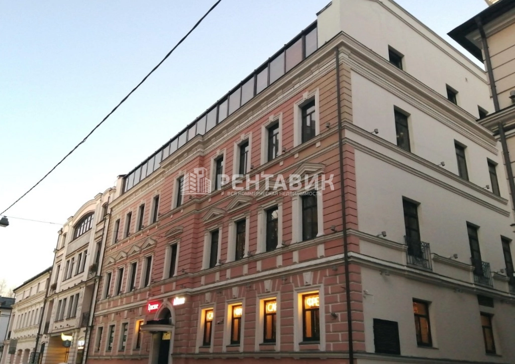фасад дома, здание по адресу г Москва, Подсосенский пер, д 3