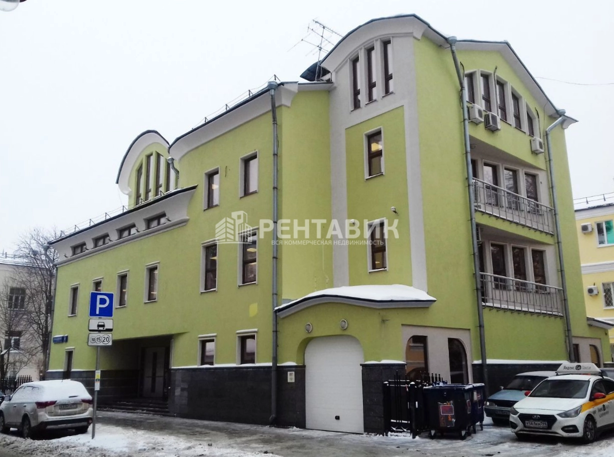 фасад дома, здание по адресу г Москва, 3-й Кадашевский пер, д 8