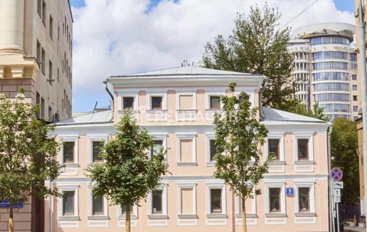 фасад дома, здание по адресу г Москва, Новинский б-р, д 5 стр 1