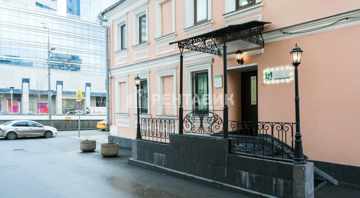 фасад дома, здание по адресу г Москва, Новинский б-р, д 5 стр 1