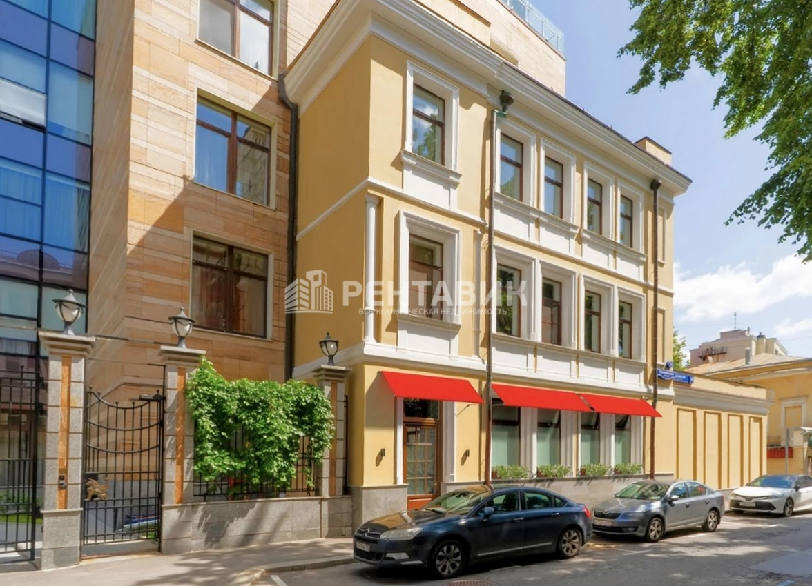 фасад дома, здание по адресу г Москва, Еропкинский пер, д 16 стр 6