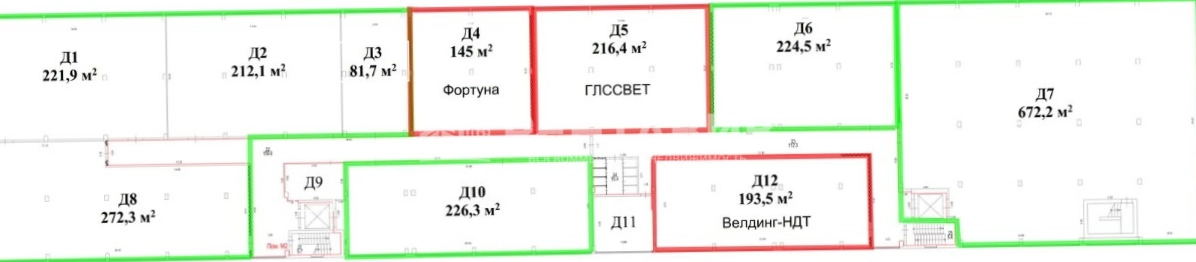 Помещение свободного назначения Рабочая, 91с4 площадью 221 квадратных метров