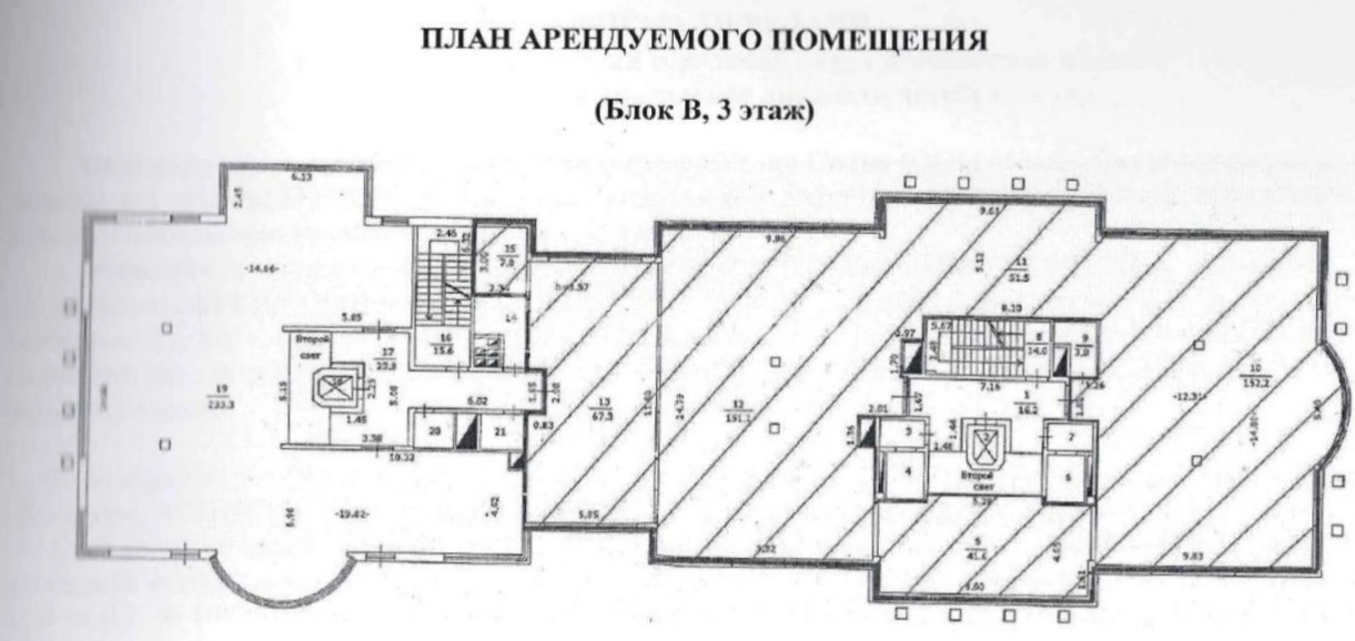 Офис Резиденция на Рублёвке, Галерея В площадью 272 квадратных метров
