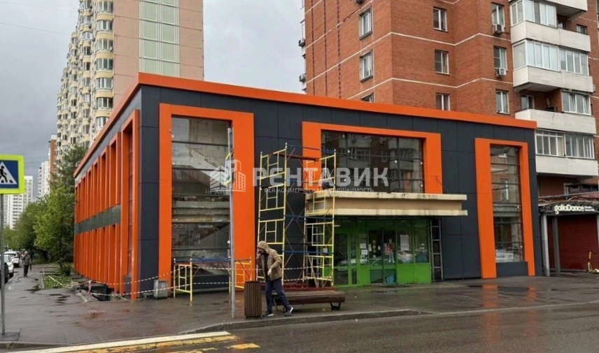 фасад дома, здание по адресу г Москва, Мичуринский пр-кт, д 21 к 6