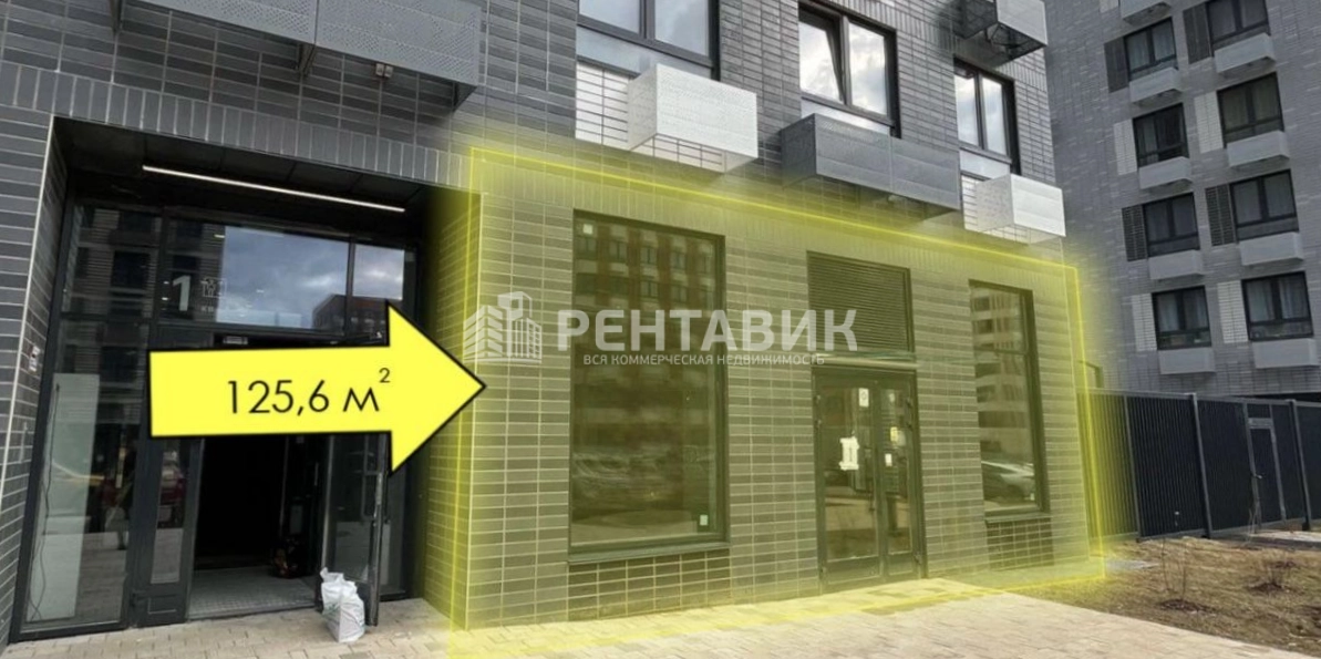 Помещение свободного назначения Ильинские Луга площадью 126 квадратных метров