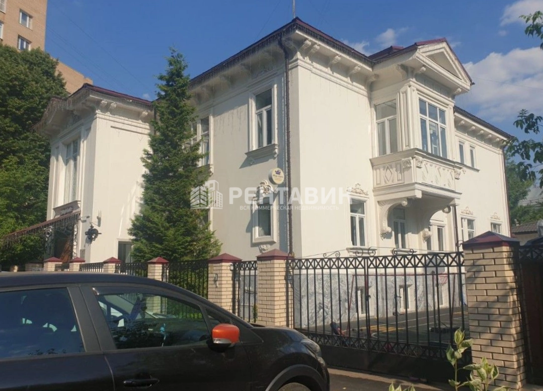 фасад дома, здание по адресу г Москва, пер Чернышевского, д 8 стр 1