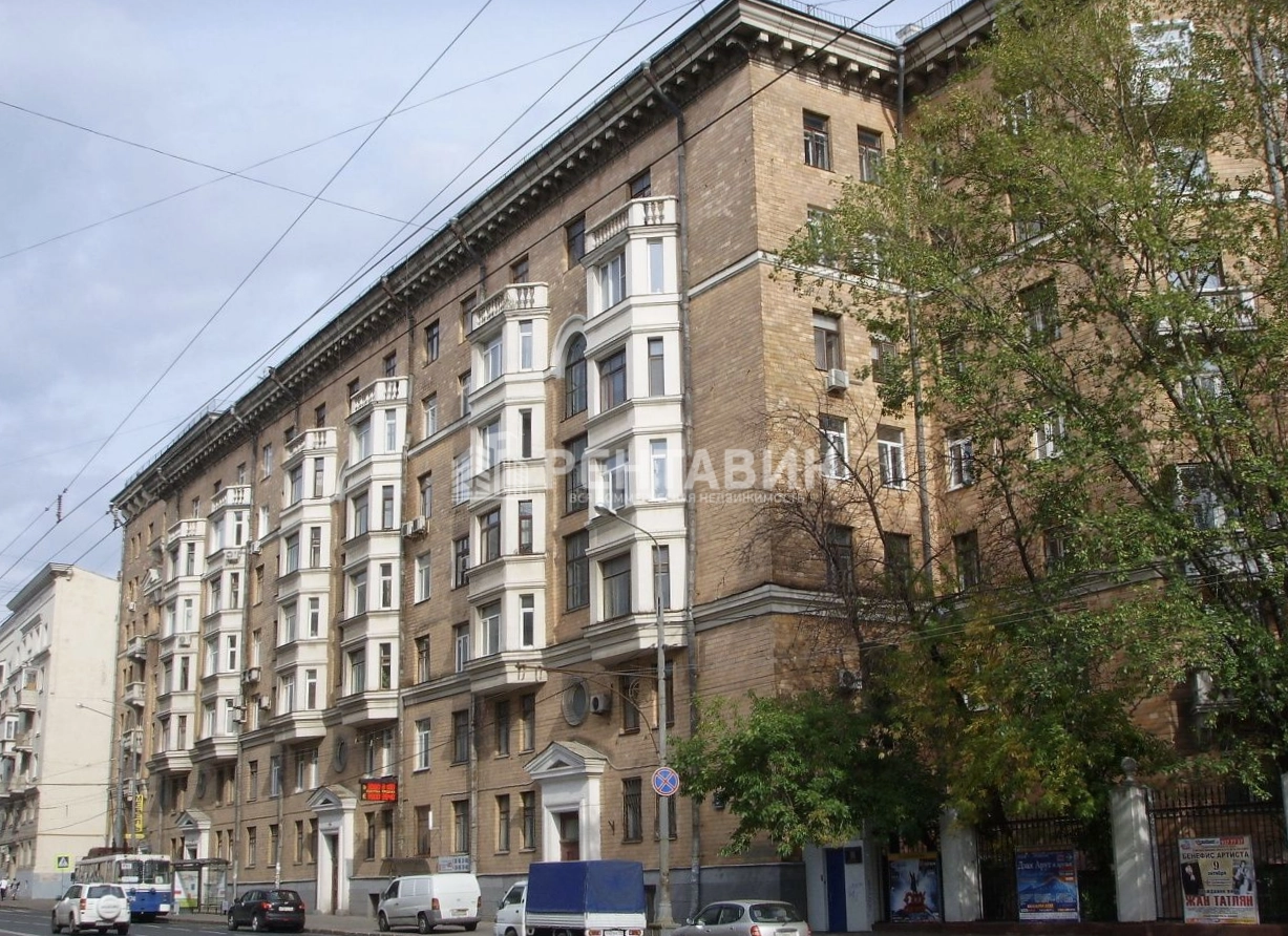 фасад дома, здание по адресу г Москва, ул Новопесчаная, д 23 к 6