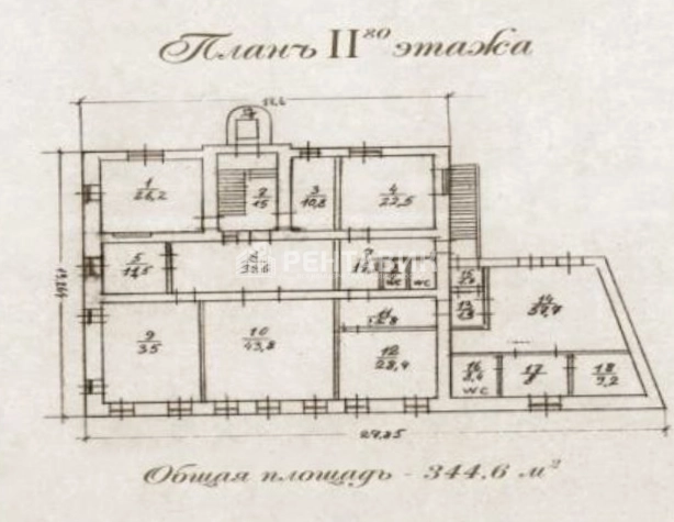 Здание целиком Остоженка, 24 площадью 1502 квадратных метров