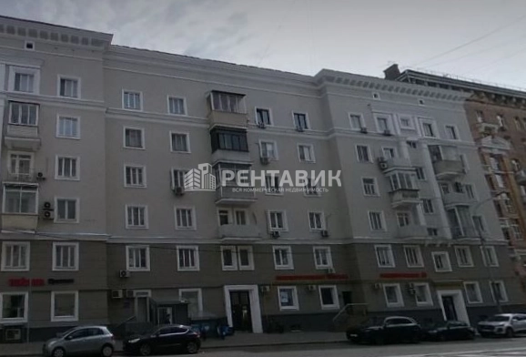 фасад дома, здание по адресу г Москва, Ленинградский пр-кт, д 67 к 1