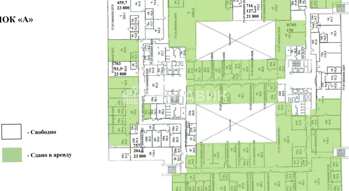 Офис Grand Setun Plaza / Гранд Сетунь Плаза площадью 460 квадратных метров