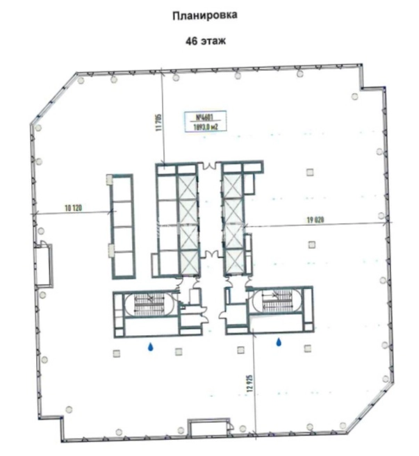 Офис ICITY - АйСити площадью 1903 квадратных метров
