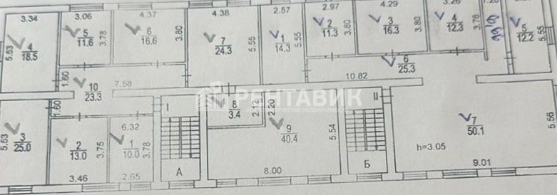Офис Дружбы, 10А площадью 335 квадратных метров