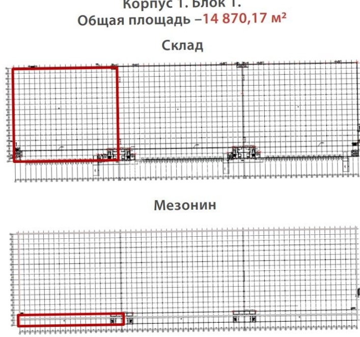 Склад Никольское 2 площадью 14870 квадратных метров