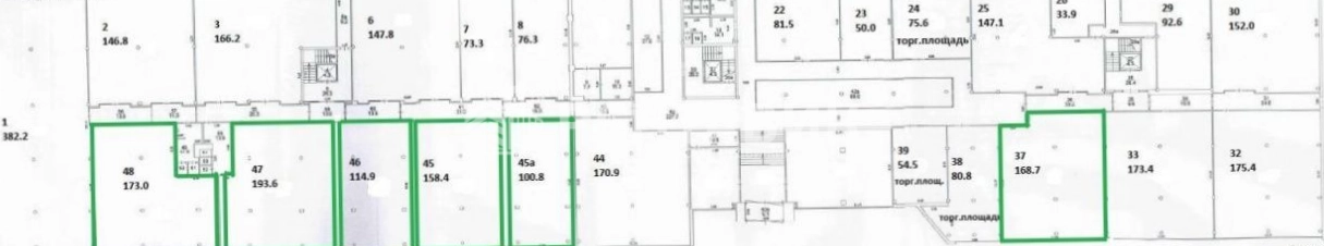 Офис W Plaza II - В Плаза II площадью 741 квадратных метров